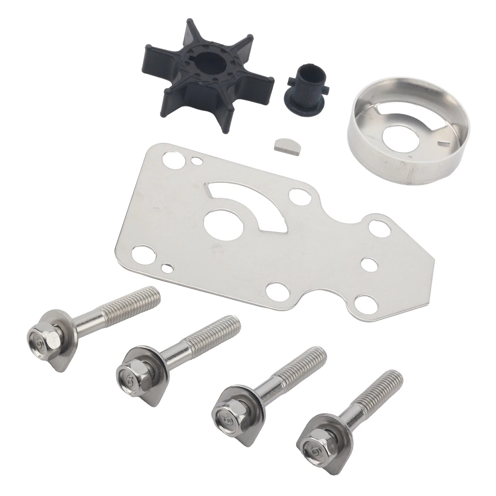 Water Pump Impeller Kit For Yamaha Outboard 18-3410 18-3412 18-3433