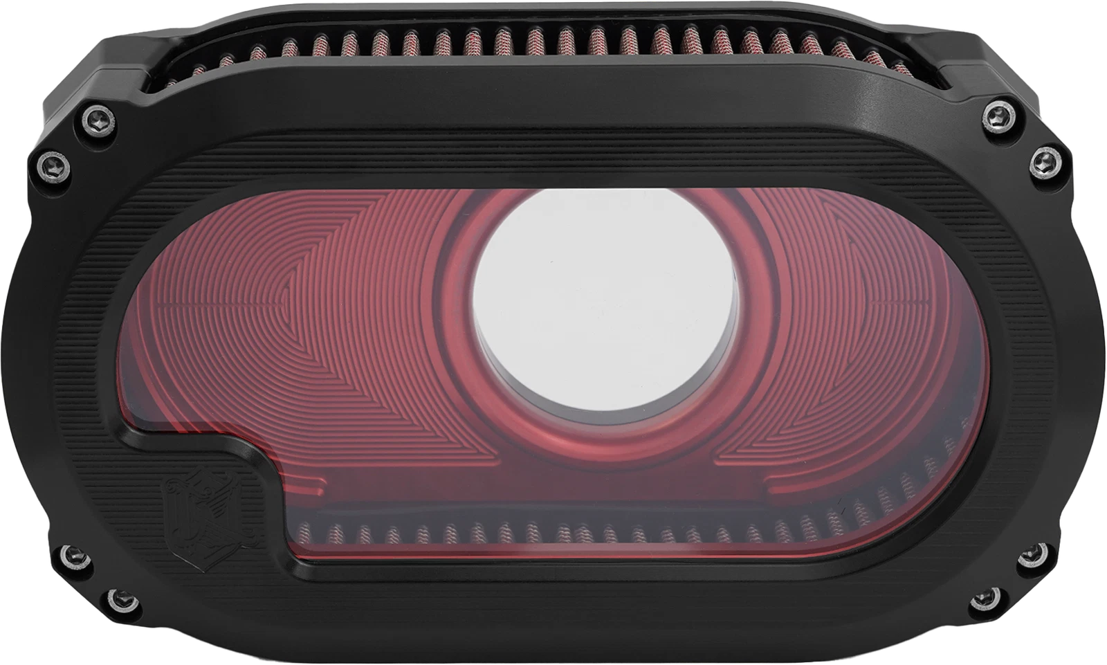 Kens Factory Nxt-01br V-twin Air Cleaner With Glass - Fits Harley