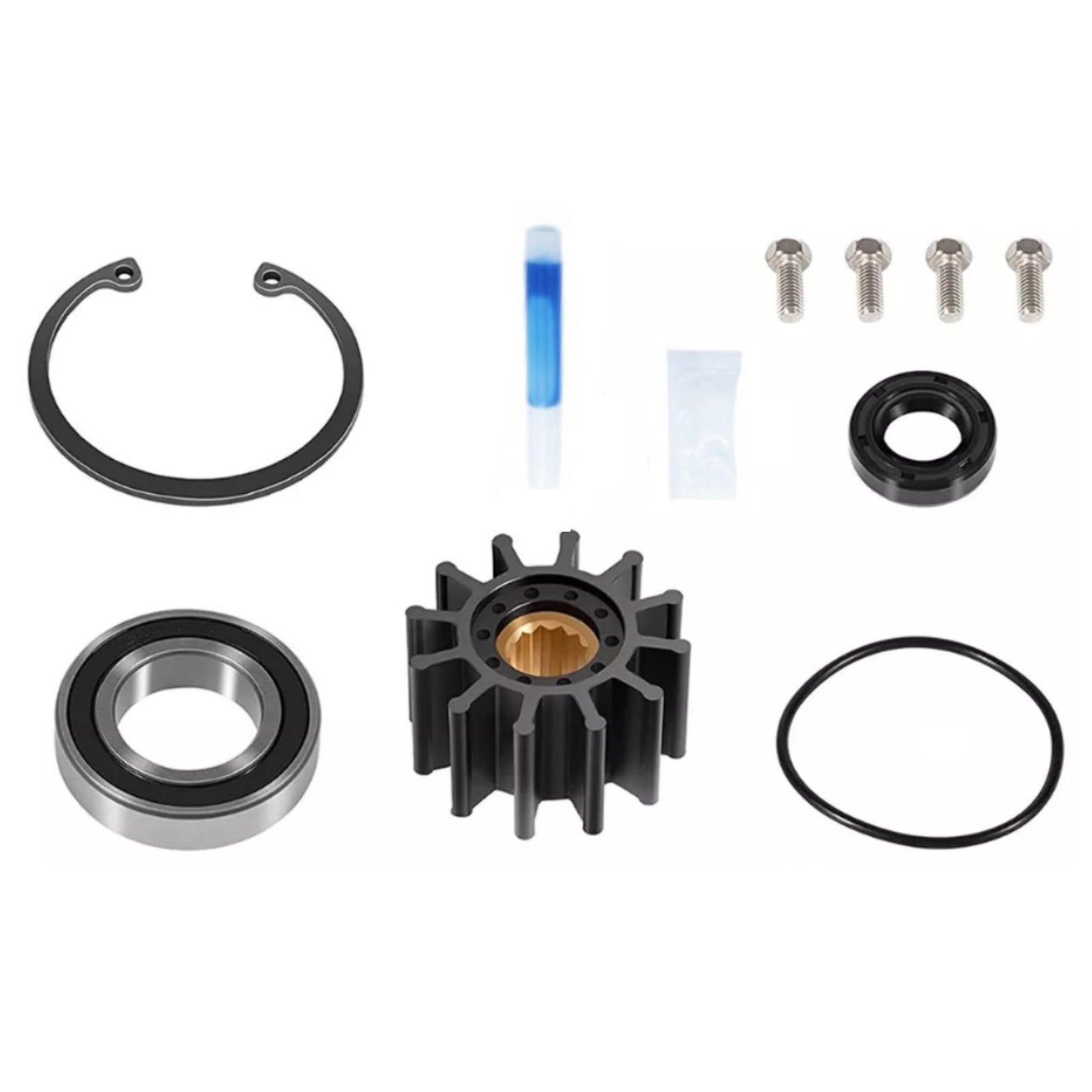 Volvo Penta OMC Raw Sea Water Pump Rebuild Kit Impeller Seal repair bearing setO