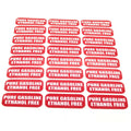 24-pack 1"x2" Pure Gasoline Ethanol Free Sticker | Gas Decals Labels