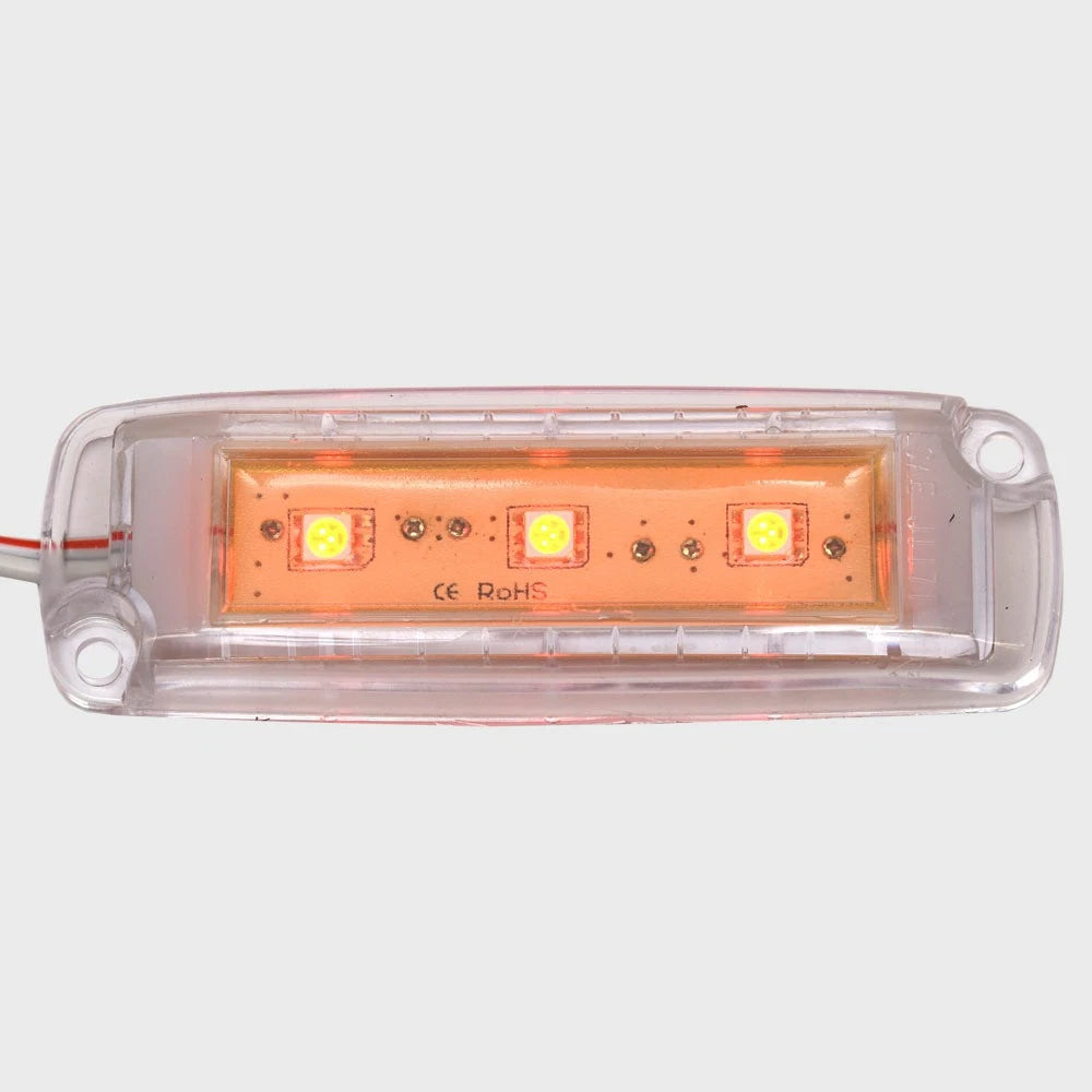 Malibu Boat Led Light 4131028 | 12 Volt Delphi Pins 4 1/4 Inch Red