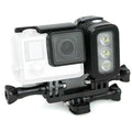 30m Waterproof Diving Led Light Kit For Gopro Hero 10/9/8/7/6/5