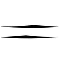 Seaswirl / Striper Boat Accent Decal 8636-7906 | Black (Set of 2)Opens