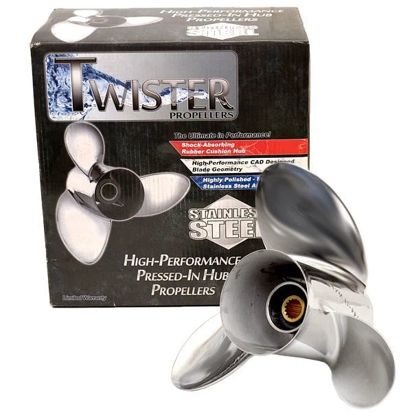 Michigan Wheel Twister Boat Propeller 103144 | Yamaha Rh 14 1/8 X 19p