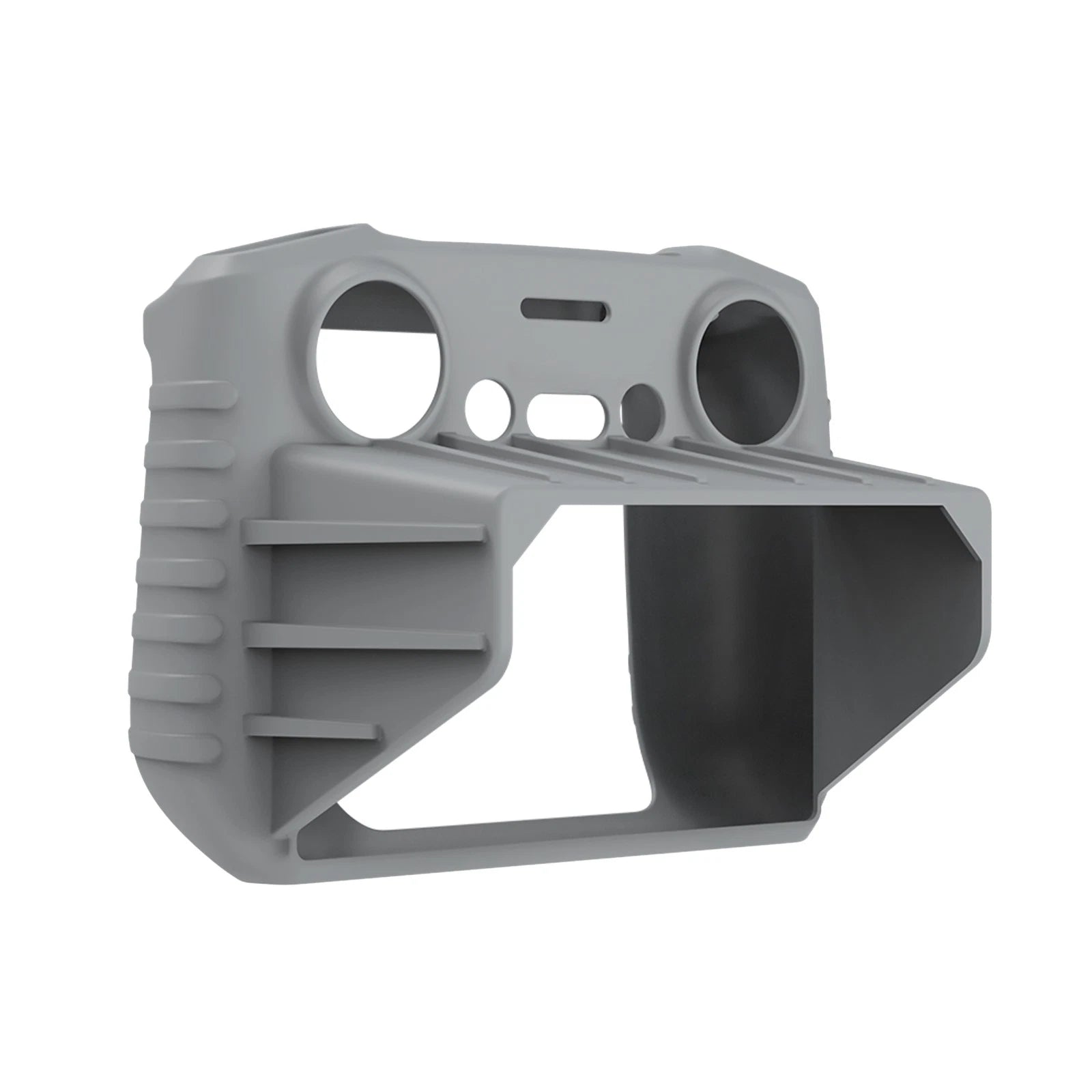 Grey Silicone Case Cover With Sun Shade Hood For Dji Rc 2 Remote