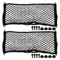 Pocket Storage Net Parts Rv With Screws 25*60cm 2pcs Accessories Black
