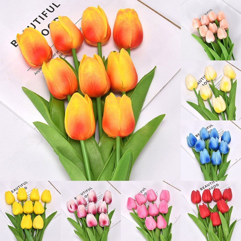 Artificial Tulip Bouquet Long-lasting Beautiful