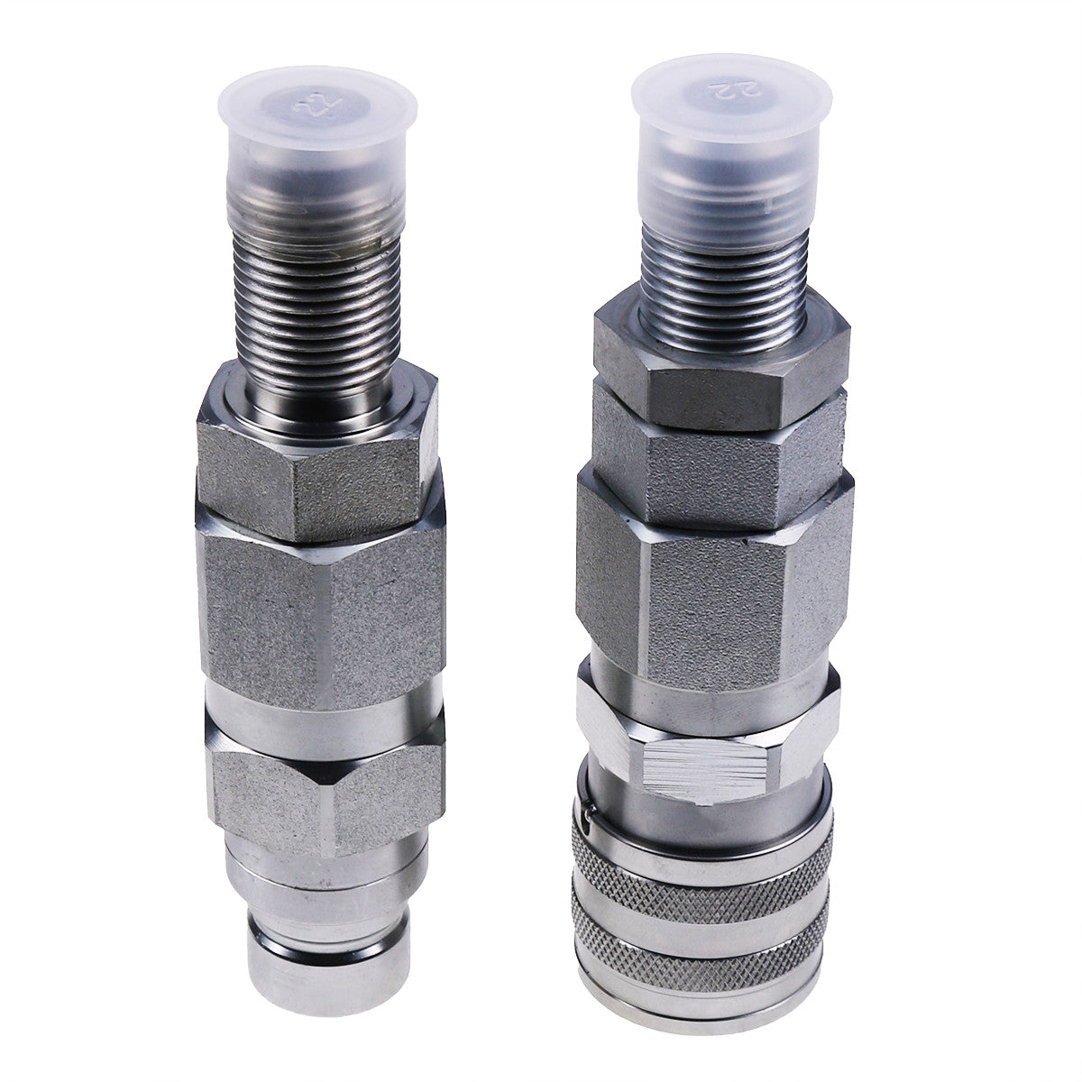 #10 Jic Thread 1/2" Flat Face Hydraulic Quick Connect Coupler For
