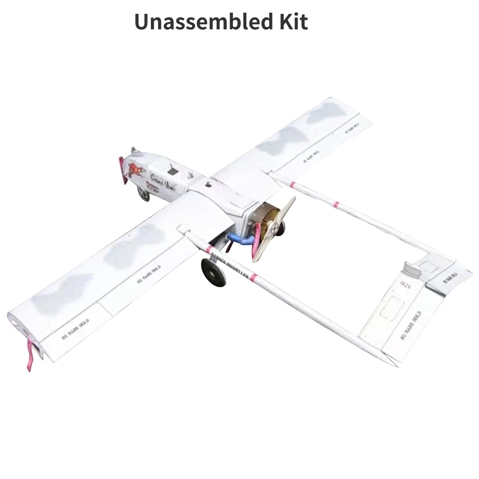 1/12 Diy Rq-7 Shadow Uav Paper Plane Aircraft Unassembled Model