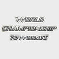Gekko Boat Raised Decal | World Championship Towboats Mirrored / Black