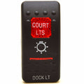 Boat Contura II Rocker Switch Actuator Court Light by Carling
