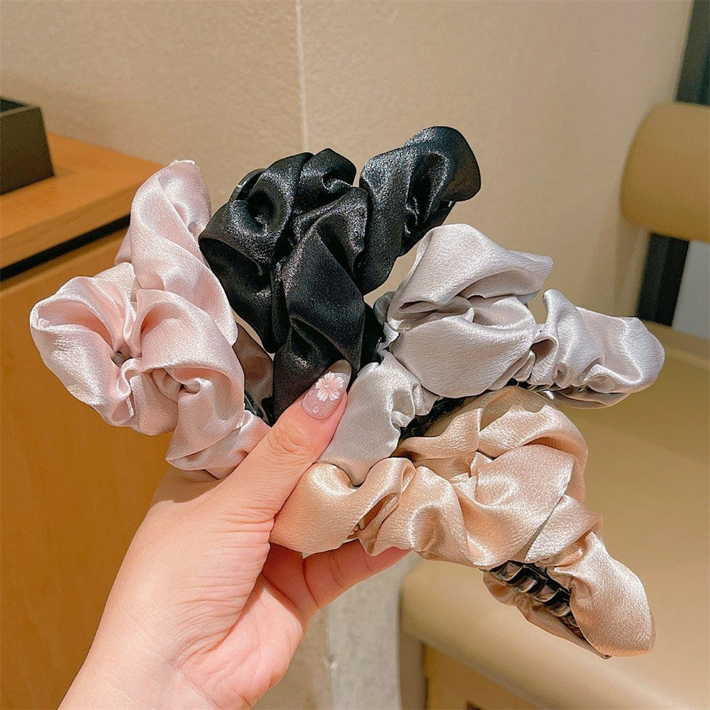 Hair Claw Clip Satin Elegant Accessory