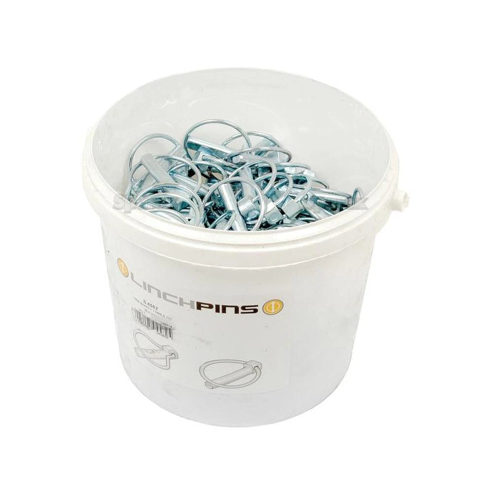 S.4582 Round Linch Pin, Pin 11mm X 47mm (. Large Bucket)