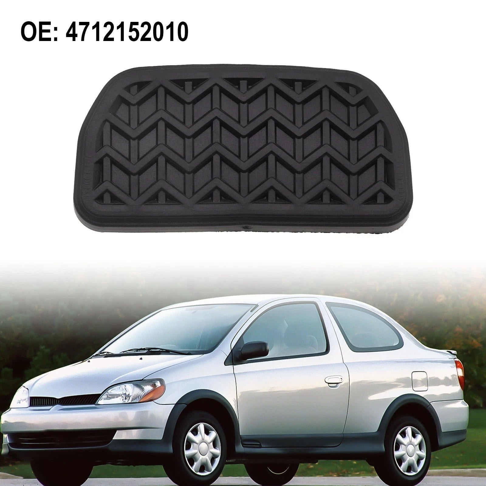 Easy Replacement Brake Pedal Pad 4712152010 Rubber For Toyota For Echo