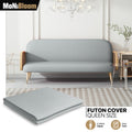 Grey Stretch Slipcover for Queen Futon