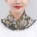 Chiffon Scarf for Women Floral Design