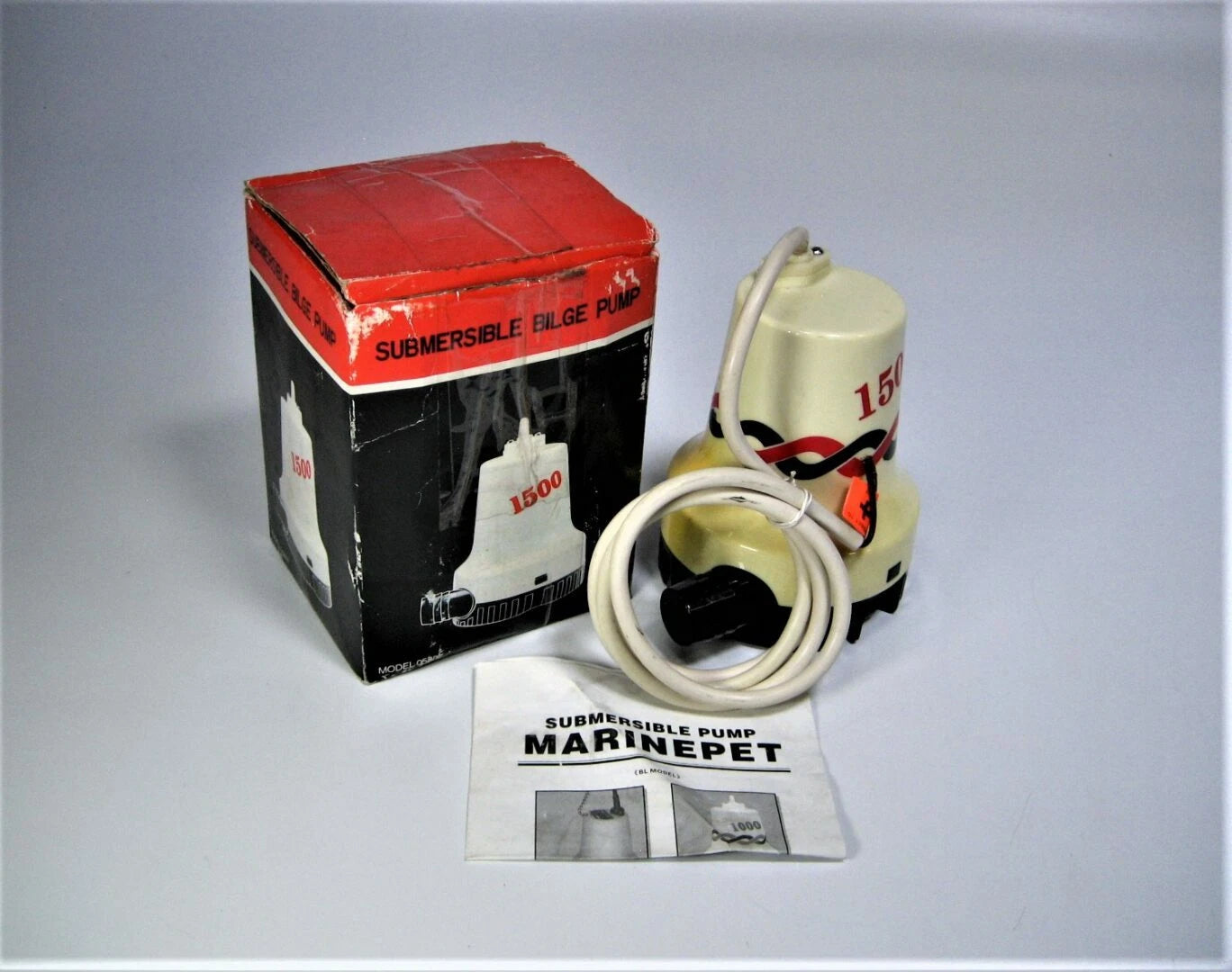 Marine Pet 05807 ~New~ Bl Model 1500 Gph 24V 5a Submersible Pump W/