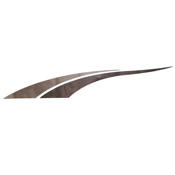 Tracker Boat Graphic Decal Pewter by Tracker