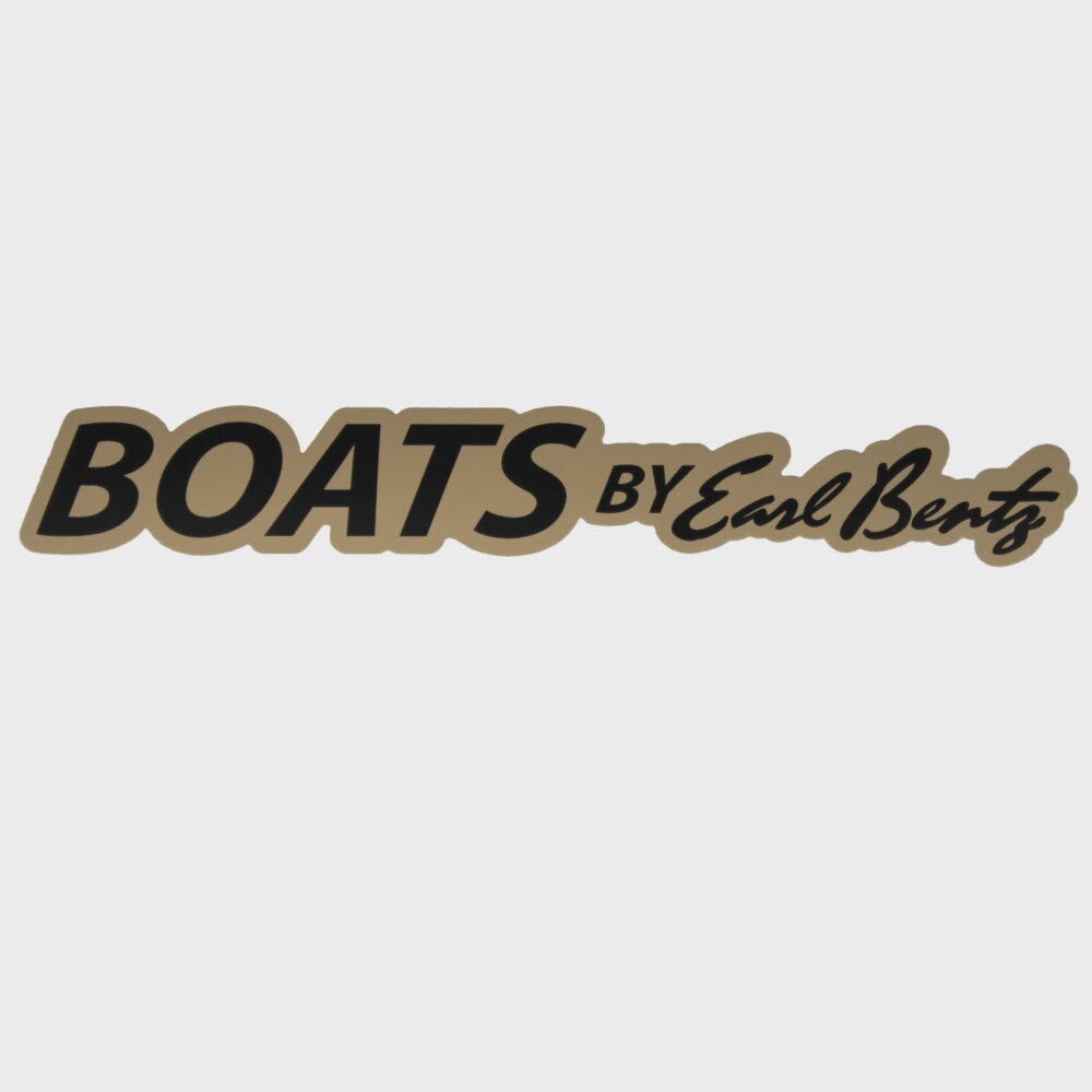 Triton Boat Earl Bentz Decal Black Taupe by Triton