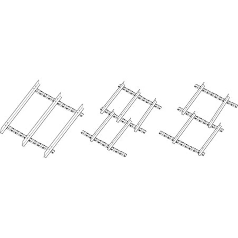 Wide Spaced Feeder House Chain Fits 6600 6620 Ah116713 Ah116713-a