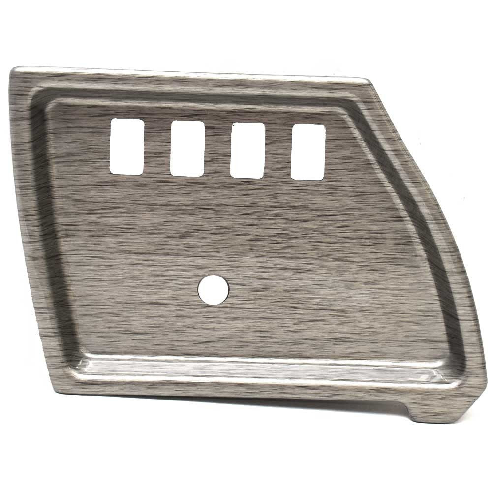 Blank Rocker Switch Panel Premier Silver Plastic by Premier
