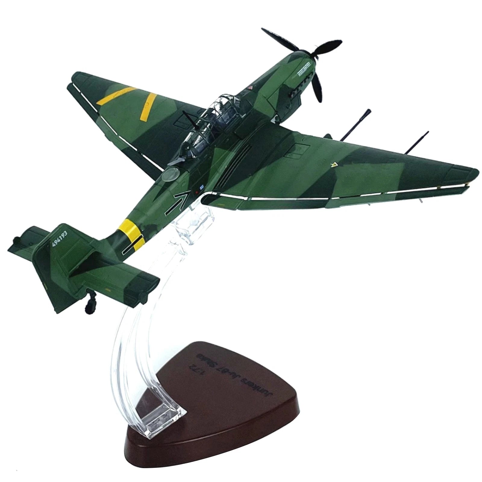 1/72 Scale Diecast Alloy Stuka Ju-87g2 Attack Plane Model Souvenir