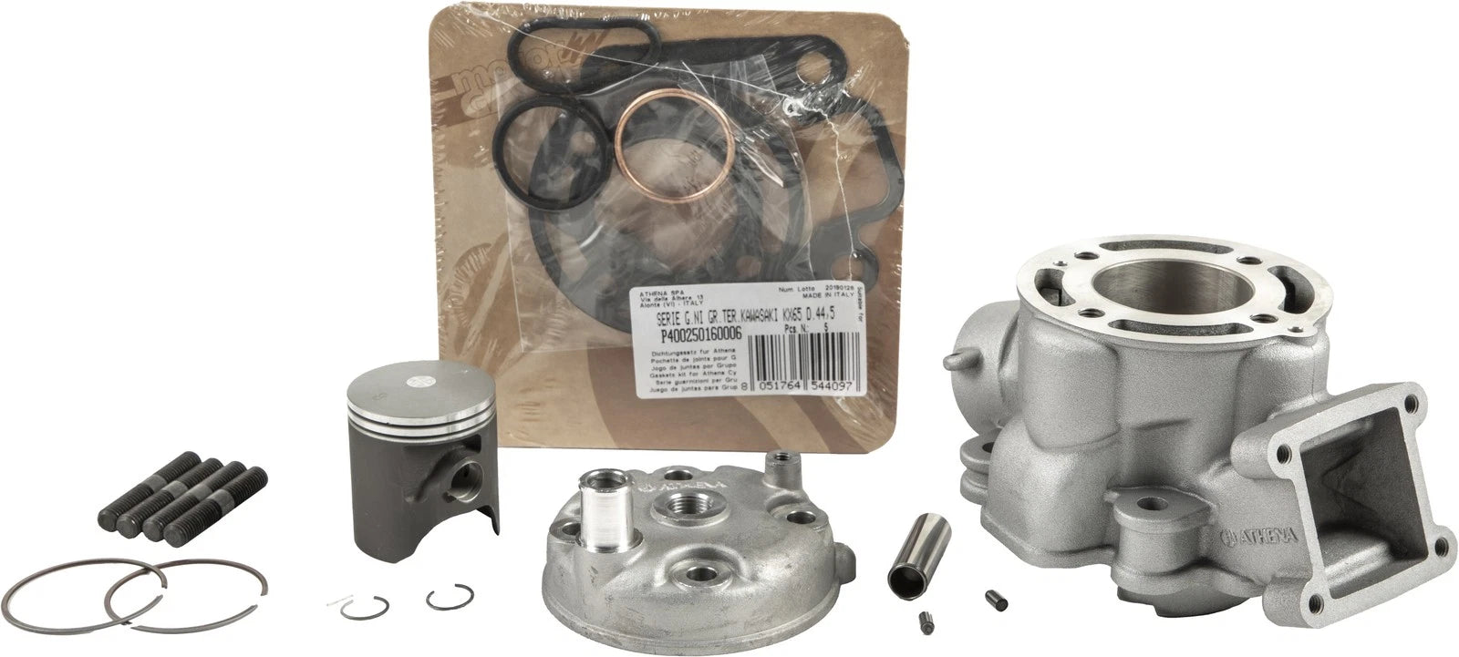 Athena Cylinder Kit 44.5mm 14.2:1 For Kawasaki Kx65 2002-2012 Offroad