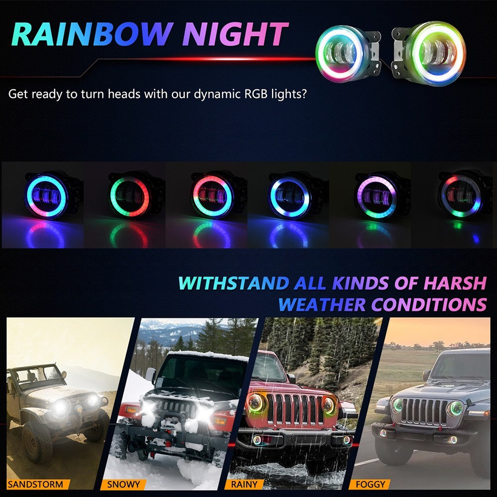 RGB Fog Lamp for Car