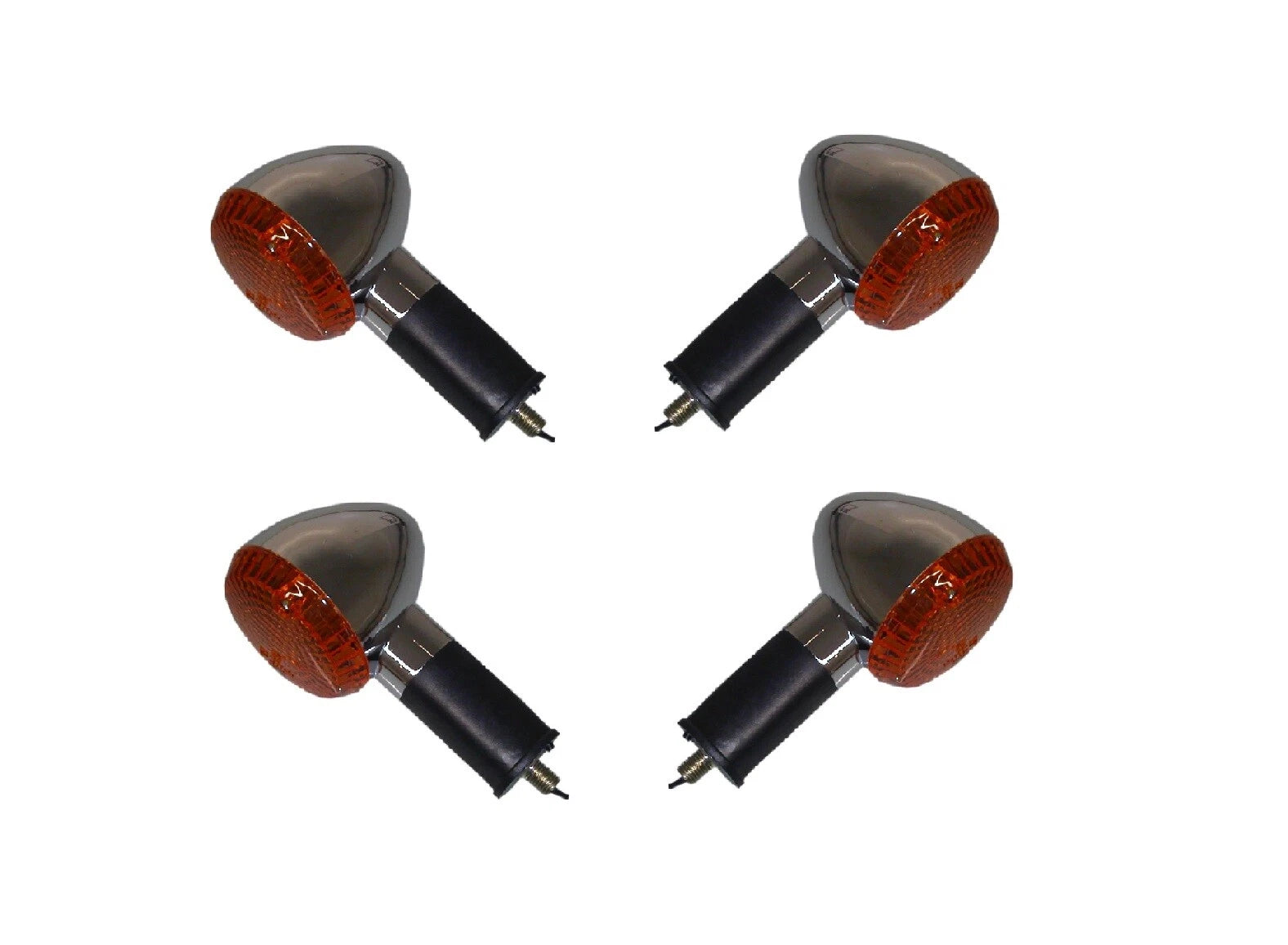Turn Signals Set Of 4 Front & Rear For Kawasaki W 650 (Ej650 A)