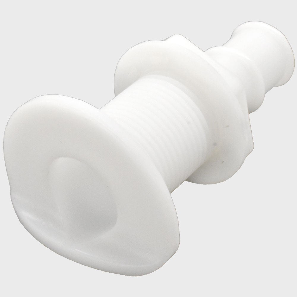 Marine East Boat L-Head Thru Hull Fitting White Nylon by Marine East