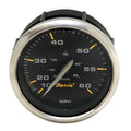 Faria Speedometer Gauge 3 1/4 Inch Kronos Black by Faria