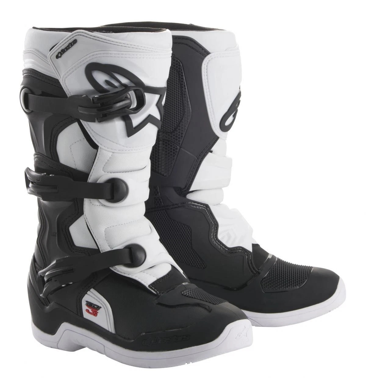 Alpinestars Tech-3s Youth Mx Boots Bk/we, Size 4 (37)