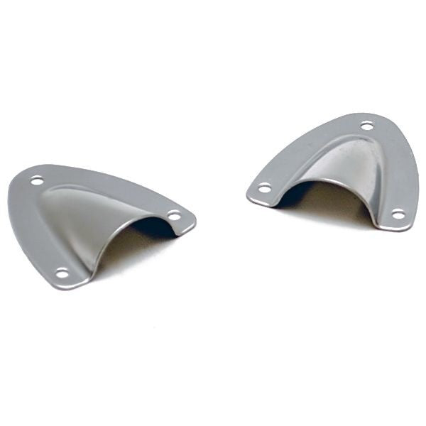 Perko Boat Clamshell Vents 1 5/8 X 1 3/4 Inch Stainless by Perko