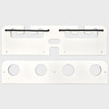 Crest Pontoon Rod Rack Holder 2000121 | Starboard Polar White ()