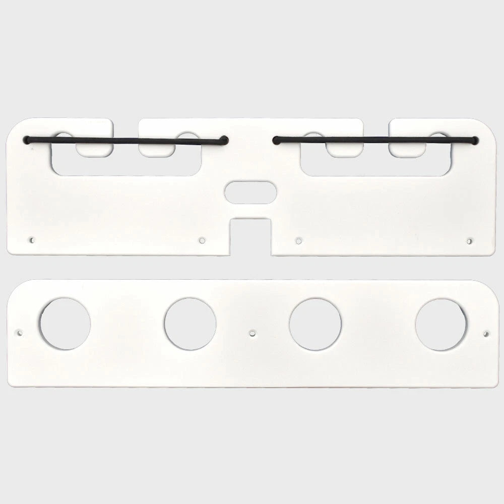 Crest Pontoon Rod Rack Holder 2000121 | Starboard Polar White ()