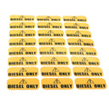 Diesel Only Sticker Decal for Truck Gas Tank Vinyl Label
