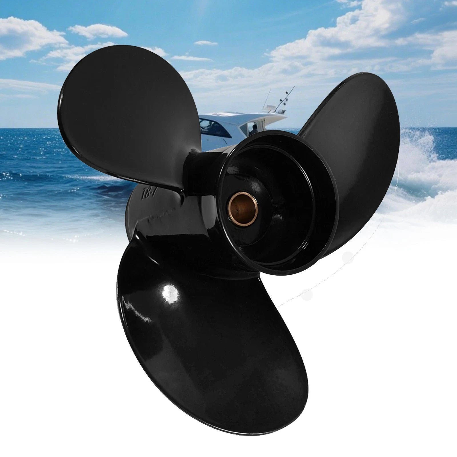 7.8 X 7p Aluminum Propeller For Mercury Motor Engines 4-HP 12tooth