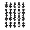 Door Buckle Clips Plastic Push Rivet Seal Strip