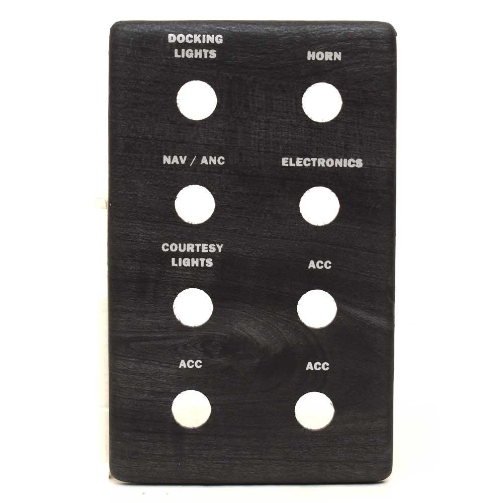 Blank Switch Panel Crest Pontoon 6 1/2 x 4 Inch by Crest