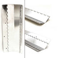 Boat Dual Piano Hinge Angled 16 Gauge 5 7/8 x 14 1/2 Inch Stainless