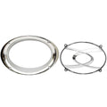 Speaker Bezel Malibu 6169202 Silver Plastic by Malibu
