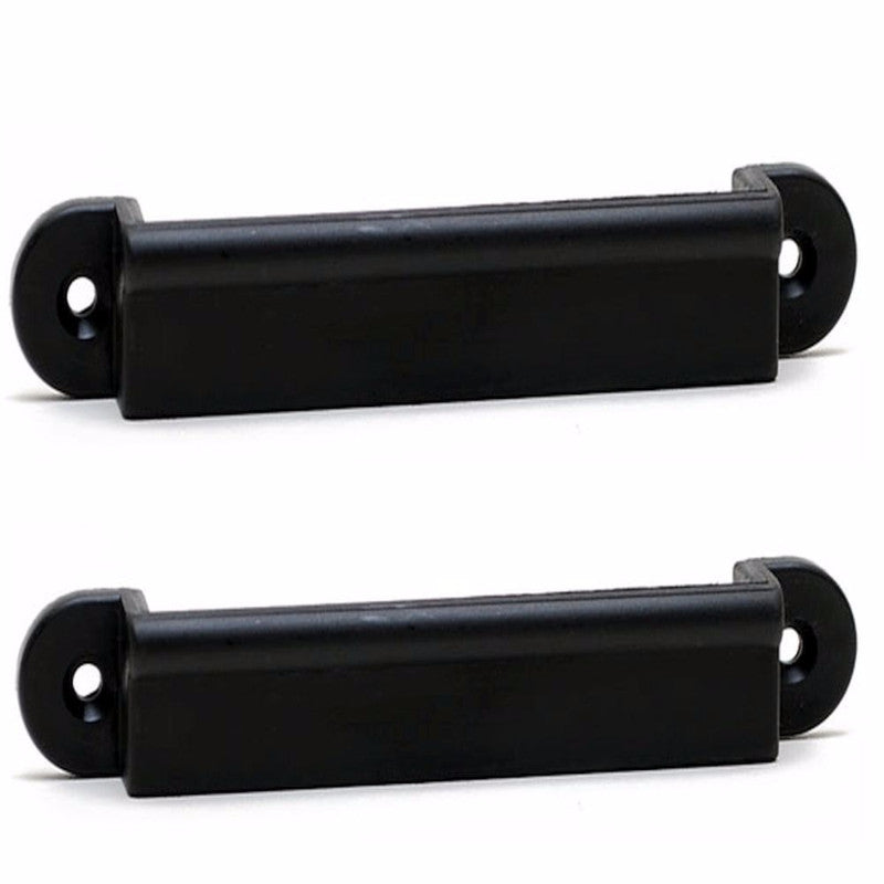 Standard Boat Bimini Slide Fittings – 6 x 1 Inch Black Nylon (Pair) by Standard