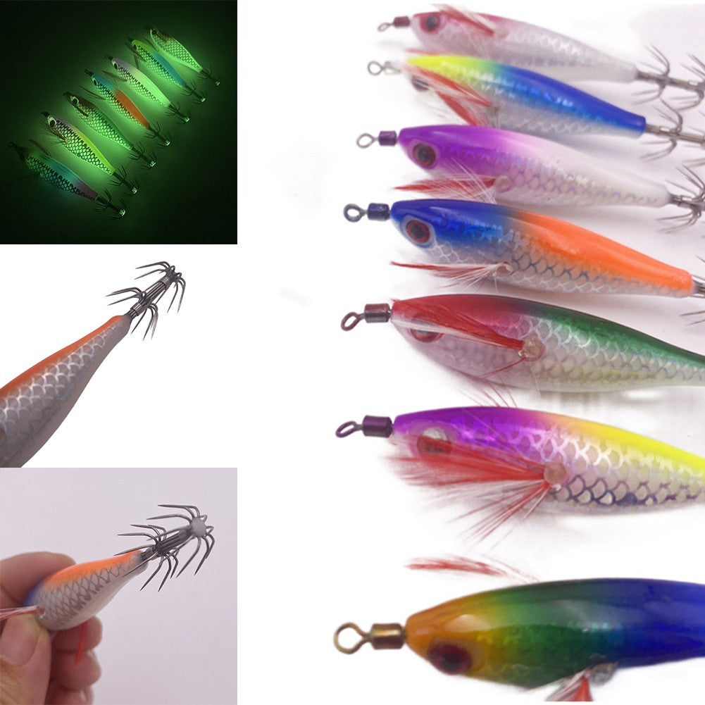 Fishing Lure Hook Shrimp Squid 5g/8cm