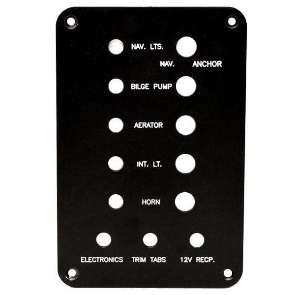 Switch Panel Blank Ranger 7 1/4 x 4 3/4 Inch by Ranger