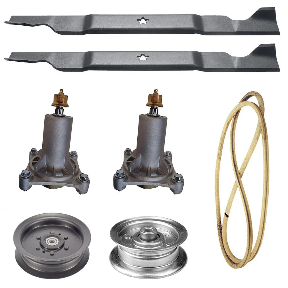 Rebuild Kit For Sears Dls 3500 46" Mower Deck Parts Spindles Blades