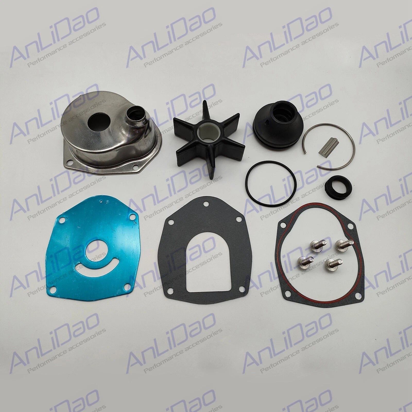 Repl Mercury Verado 135hp-300hp Water Pump Impeller Repair Kit