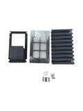 Flow Grill Ventilation Louver / Frame 11 1/4" X 6 3/4″ Grey W/