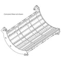 849718 Concave; Rh, Used W/ Universal, Corn, Rice & Bean