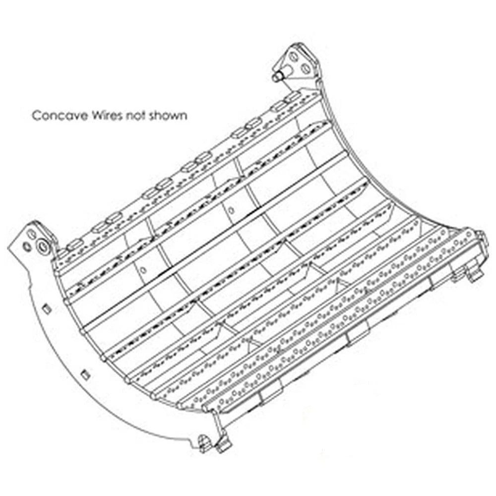849718 Concave; Rh, Used W/ Universal, Corn, Rice & Bean