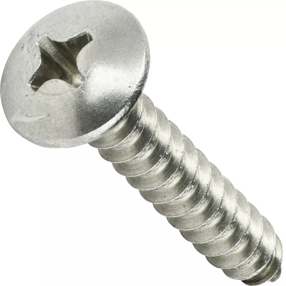 #14 - Phillips Truss Head Sheet Metal Screws Stainless Steel All Sizes